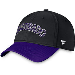 Colorado Rockies Fanatics Core Flex Hat - Black/Purple - Fanatics Online