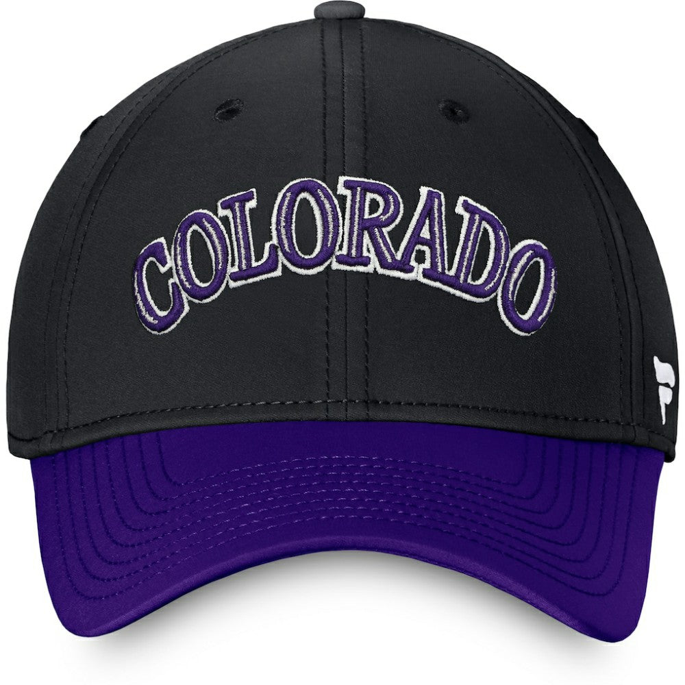 Colorado Rockies Fanatics Core Flex Hat - Black/Purple - Fanatics Online