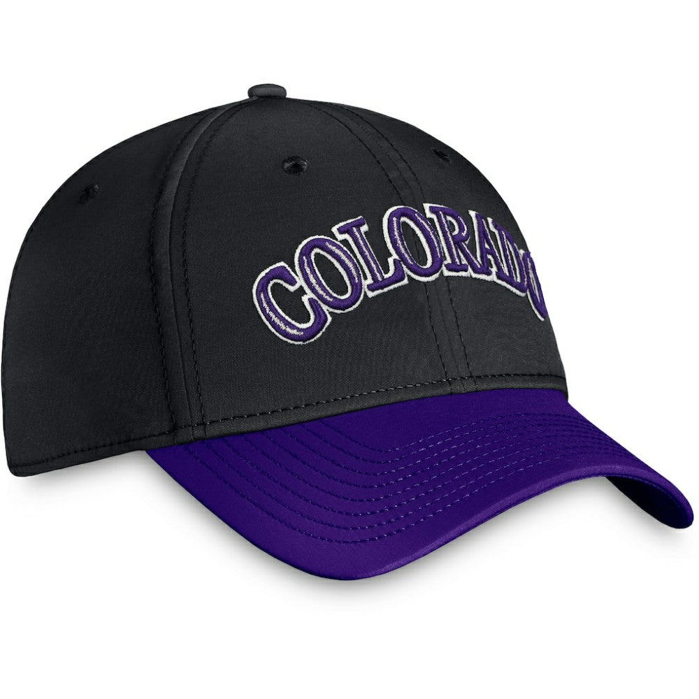 Colorado Rockies Fanatics Core Flex Hat - Black/Purple - Fanatics Online