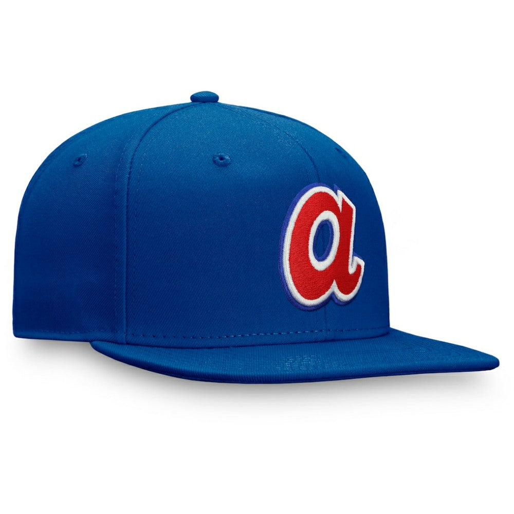 Atlanta Braves Fanatics Cooperstown Collection Core Snapback Hat - Royal - Fanatics Online