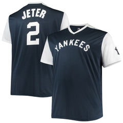 Derek Jeter New York Yankees Cooperstown Collection Replica Player Jersey - Navy/White - MLB Online
