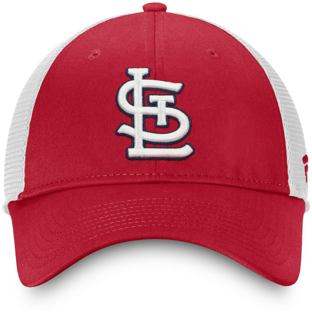 St. Louis Cardinals Fanatics Team Core Unstructured Trucker Adjustable Hat - Red/White - Fanatics Discount