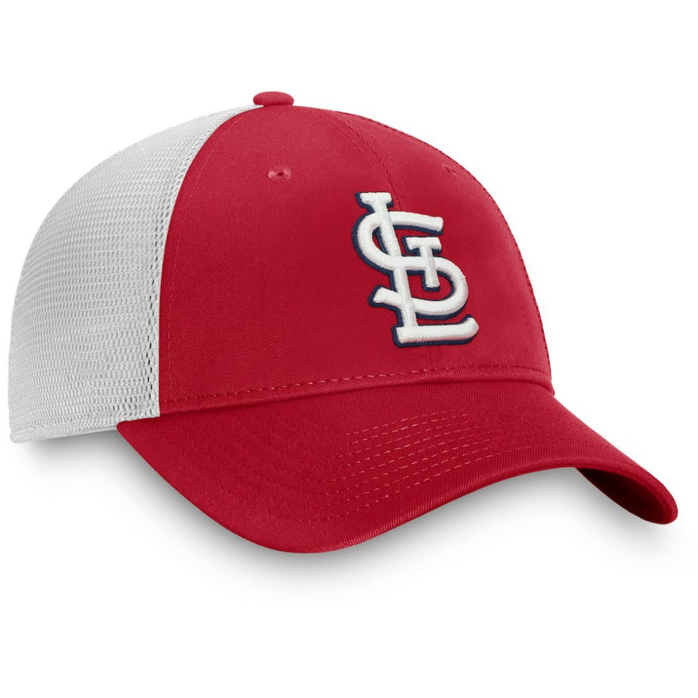 St. Louis Cardinals Fanatics Team Core Unstructured Trucker Adjustable Hat - Red/White - Fanatics Discount