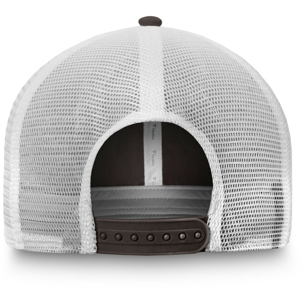 San Diego Padres Fanatics Team Core Unstructured Trucker Adjustable Hat - Brown/White - Fanatics Lifestyle