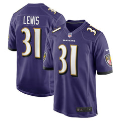 Nike Jamal Lewis Baltimore Ravens Retired Player Game Jersey Purple