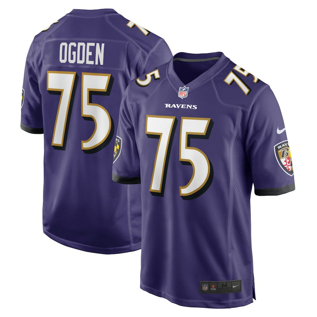 Nike Jonathan Ogden Baltimore Ravens Retired Player Game Jersey Purple