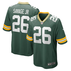 Nike Darnell Savage Jr. Green Bay Packers Game Team Jersey Green
