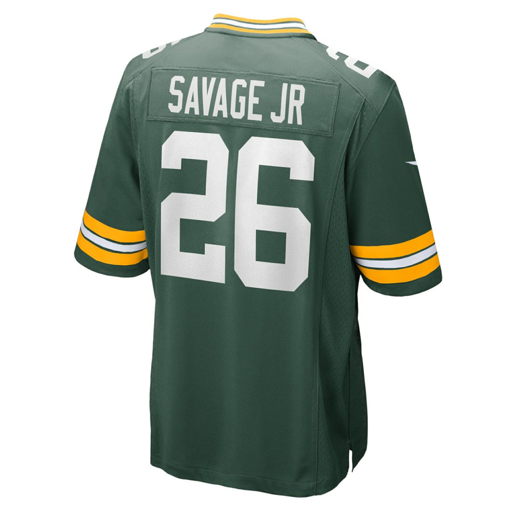 Nike Darnell Savage Jr. Green Bay Packers Game Team Jersey Green