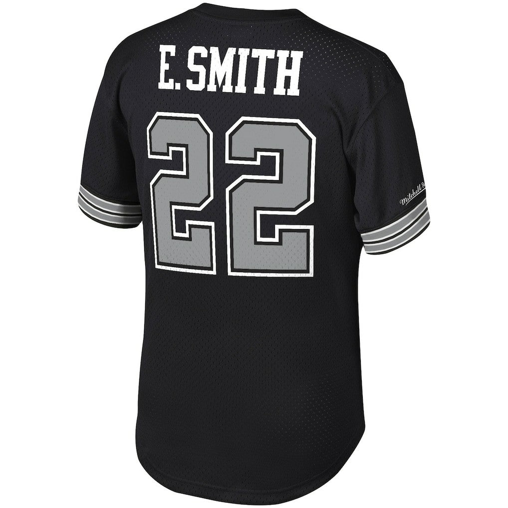 Mitchell & Ness Emmitt Smith Dallas Cowboys Retired Player Name & Number Mesh Top Black