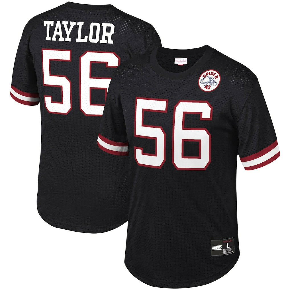 Mitchell & Ness Lawrence Taylor New York Giants Retired Player Name & Number Mesh Top Black
