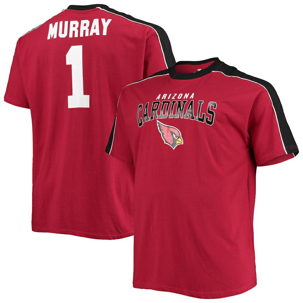 Fanatics Kyler Murray Arizona Cardinals Big & Tall Sleeve Panel Player Name & Number T-Shirt Cardinal