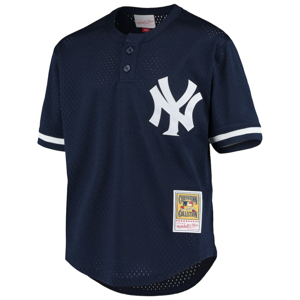 Derek Jeter New York Yankees Mitchell & Ness Youth Cooperstown Collection Mesh Batting Practice Jersey - Navy - Mitchell & Ness Discount