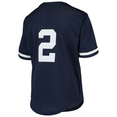Derek Jeter New York Yankees Mitchell & Ness Youth Cooperstown Collection Mesh Batting Practice Jersey - Navy - Mitchell & Ness Discount