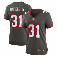 Nike Antoine Winfield Jr. Tampa Bay Buccaneers Women's Game Jersey Pewter