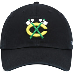 Chicago Blackhawks '47 Alternate Logo Clean Up Adjustable Hat - Black - NHL 4236810