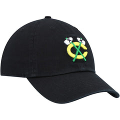 Chicago Blackhawks '47 Alternate Logo Clean Up Adjustable Hat - Black - NHL 4236810
