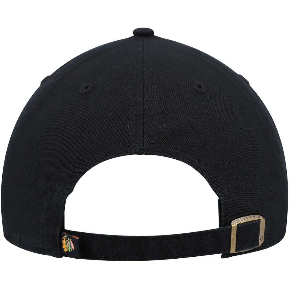 Chicago Blackhawks '47 Alternate Logo Clean Up Adjustable Hat - Black - NHL 4236810