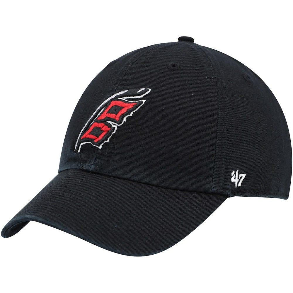 Carolina Hurricanes '47 Alternate Logo Clean Up Adjustable Hat - Black - NHL 4236814