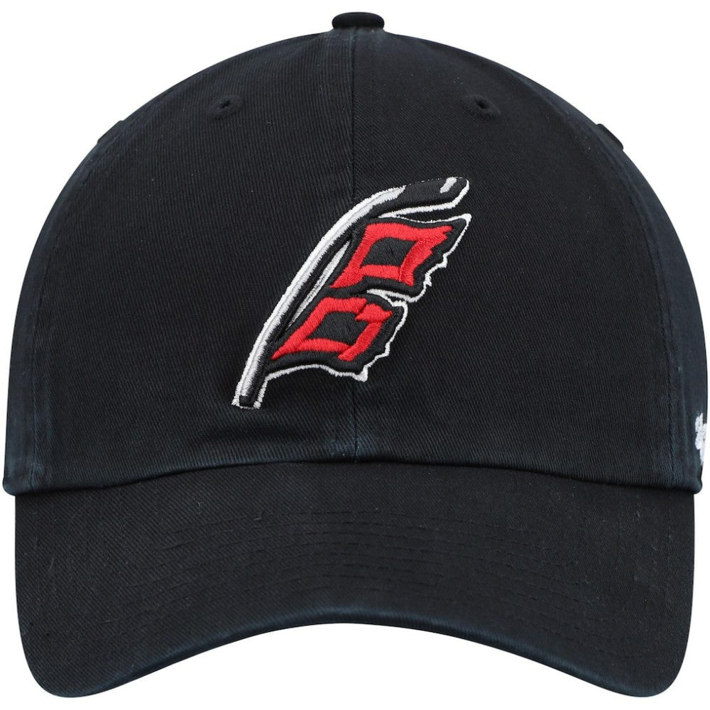 Carolina Hurricanes '47 Alternate Logo Clean Up Adjustable Hat - Black - NHL 4236814