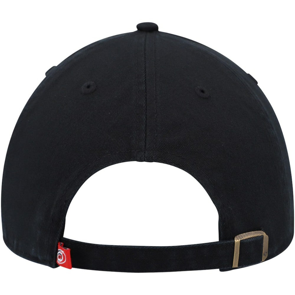Carolina Hurricanes '47 Alternate Logo Clean Up Adjustable Hat - Black - NHL 4236814