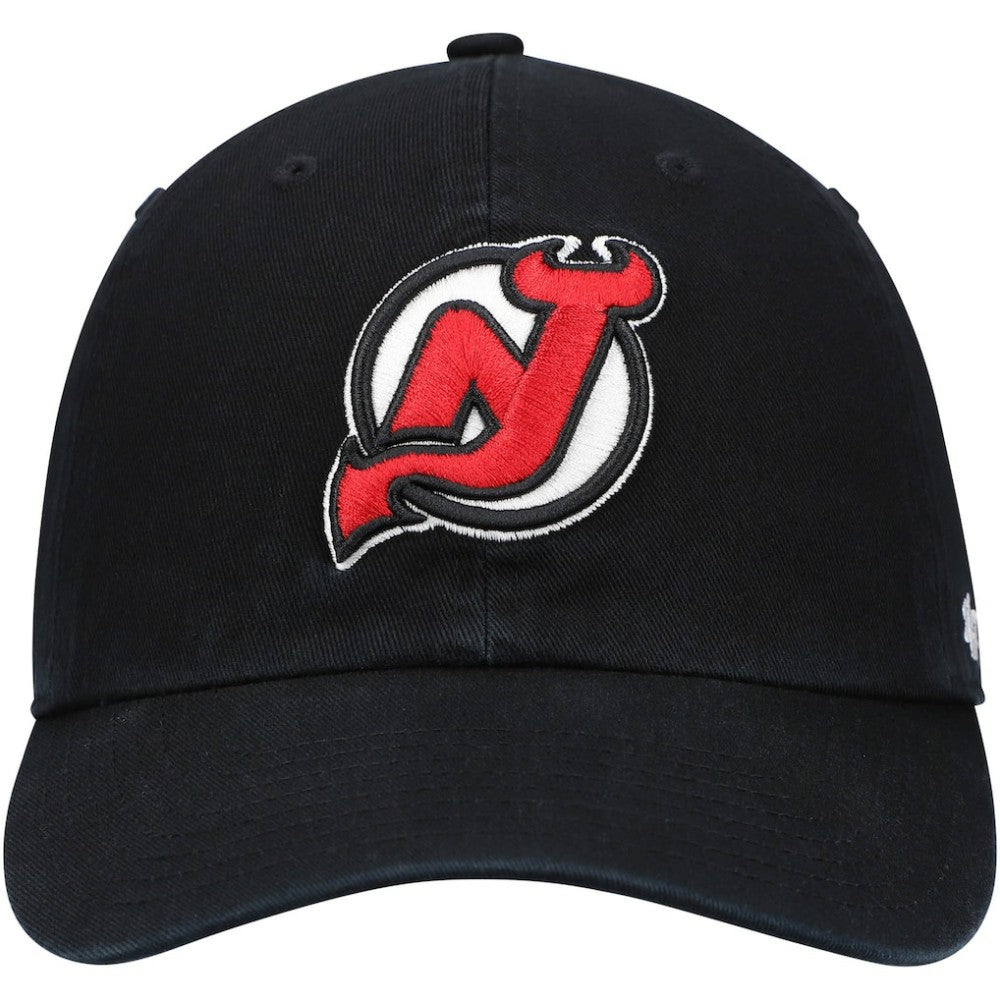 New Jersey Devils '47 Primary Logo Clean Up Adjustable Hat - Black - NHL 4236816