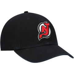 New Jersey Devils '47 Primary Logo Clean Up Adjustable Hat - Black - NHL 4236816