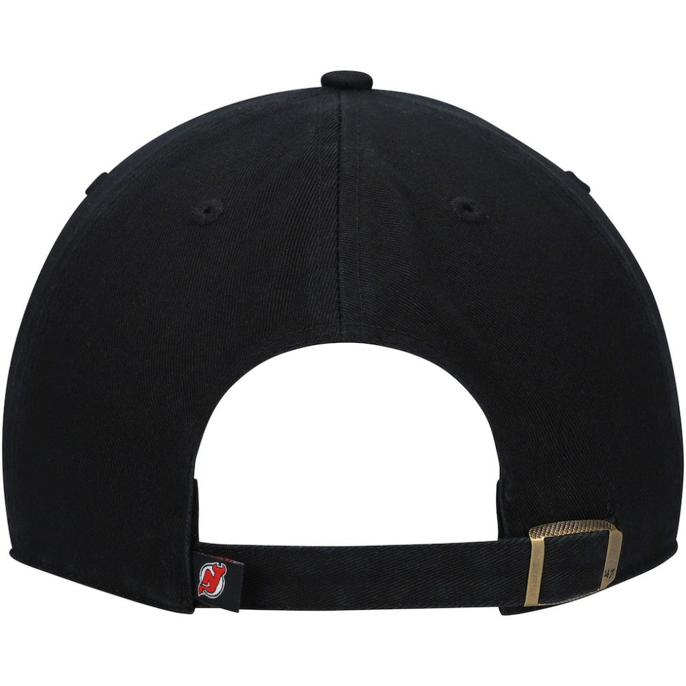 New Jersey Devils '47 Primary Logo Clean Up Adjustable Hat - Black - NHL 4236816