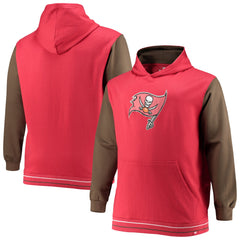 Fanatics Tampa Bay Buccaneers Big & Tall Block Party Pullover Hoodie Red/Pewter