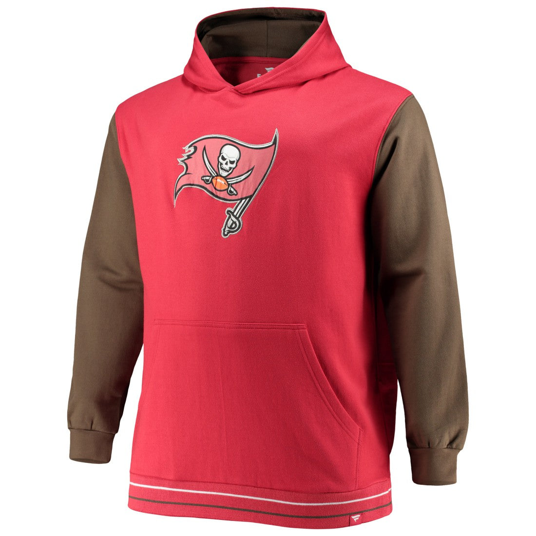 Fanatics Tampa Bay Buccaneers Big & Tall Block Party Pullover Hoodie Red/Pewter