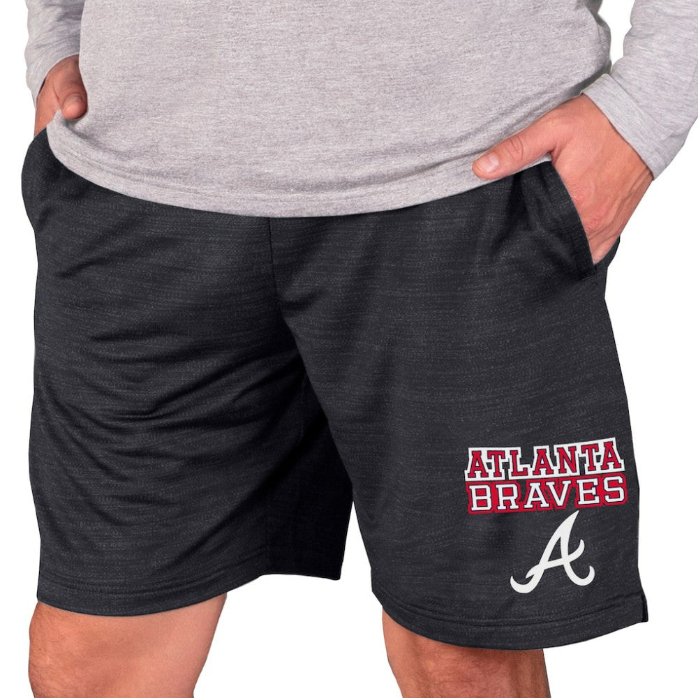 Atlanta Braves Concepts Sport Bullseye Knit Jam Shorts - Charcoal - MLB Online