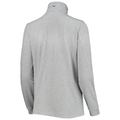 New Orleans Saints Vineyard Vines Women's Sankaty Shep Half-Zip Pullover Top Heather Gray