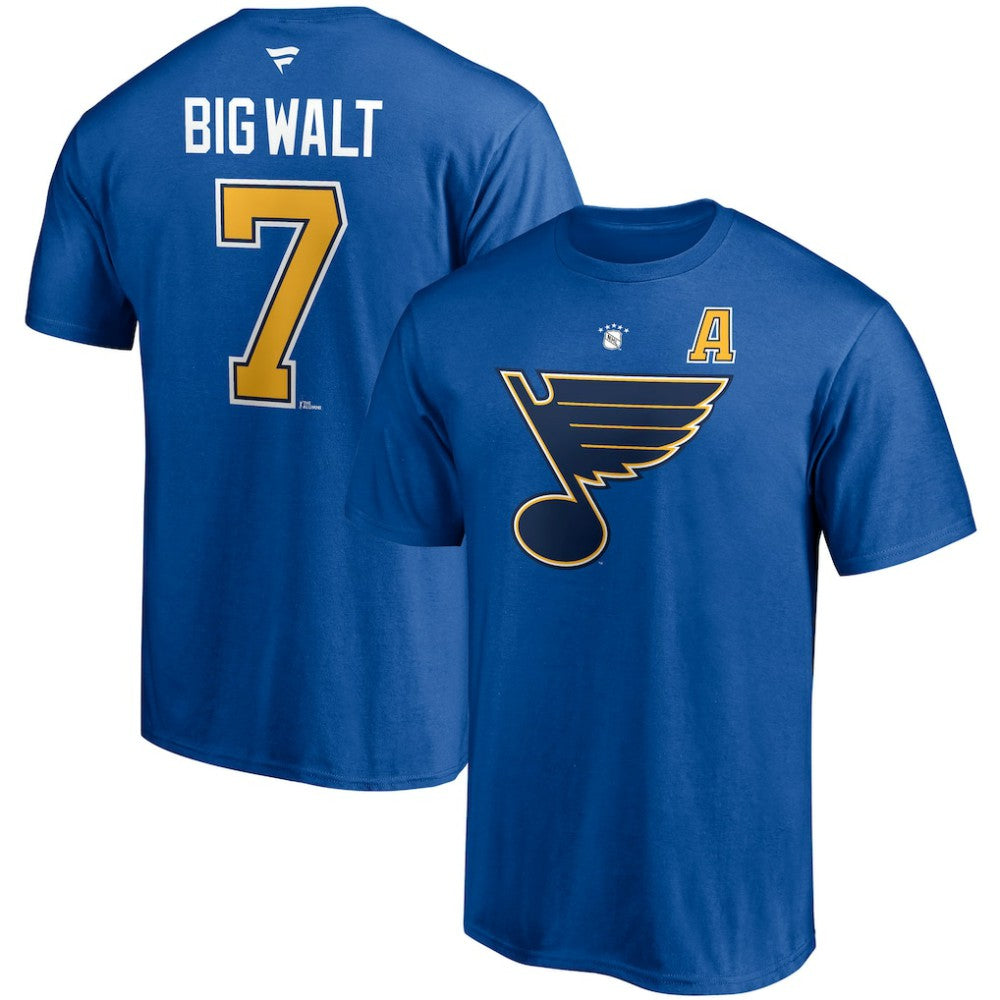 Keith Tkachuk St. Louis Blues Fanatics Authentic Stack Retired Player Nickname & Number T-Shirt - Blue - NHL 4240319