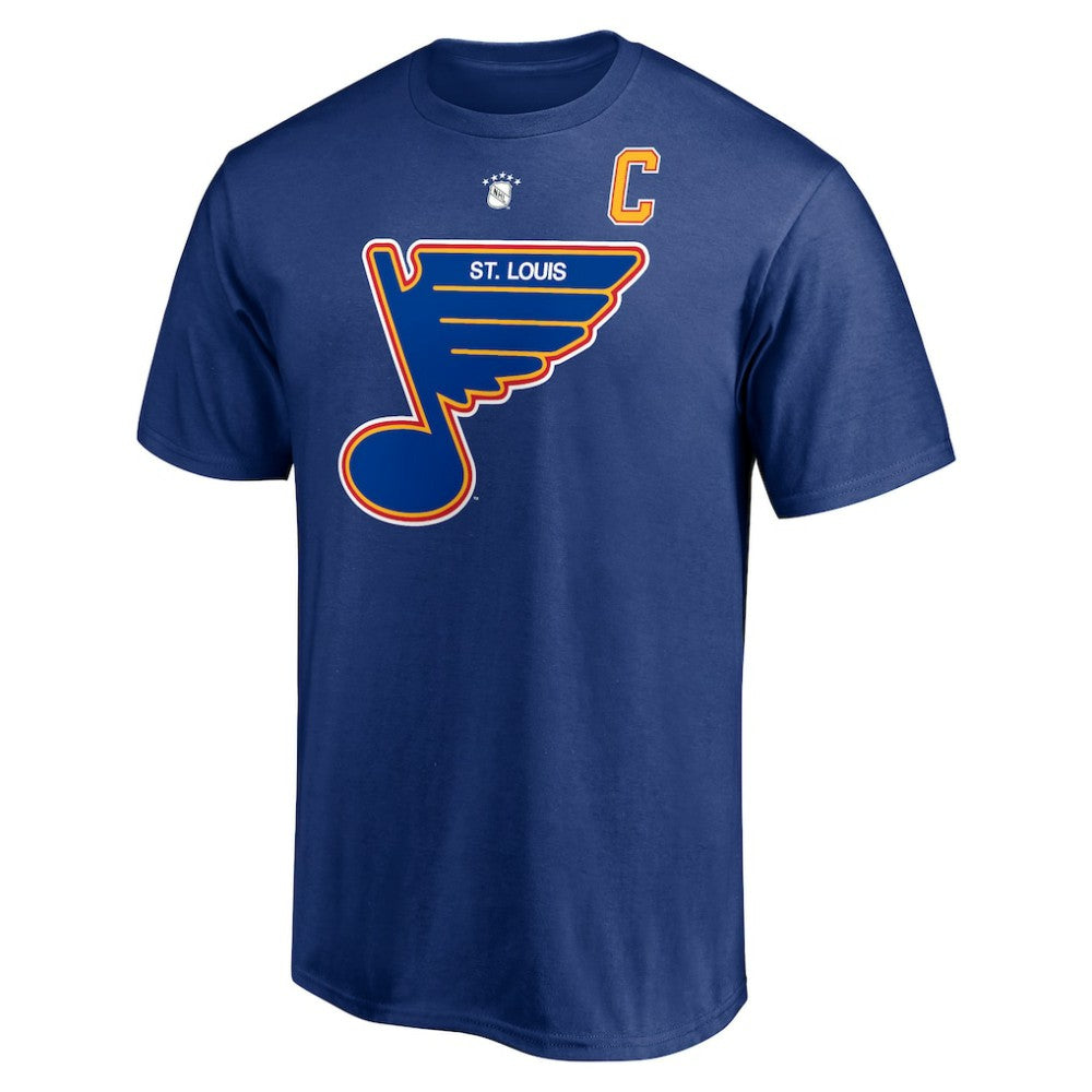 Brett Hull St. Louis Blues Fanatics Authentic Stack Retired Player Nickname & Number T-Shirt - Blue - NHL 4240325
