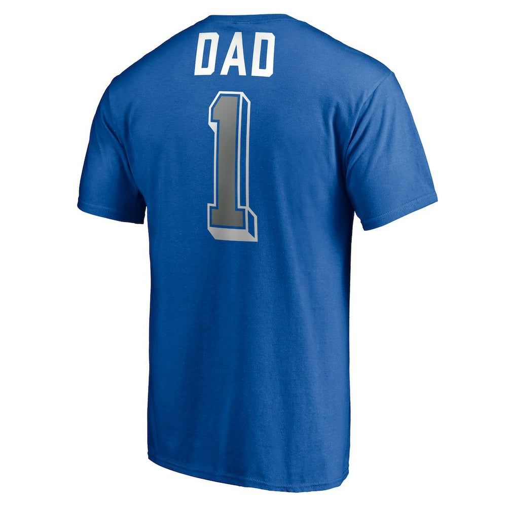Dallas Mavericks Number One Dad T-Shirt Royal