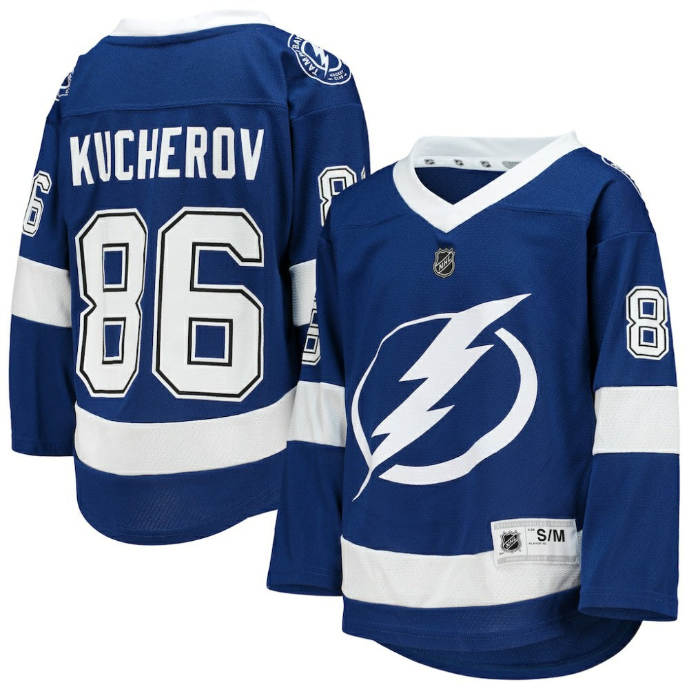 Nikita Kucherov Tampa Bay Lightning Youth Home Replica Player Jersey - Blue - NHL 4245370