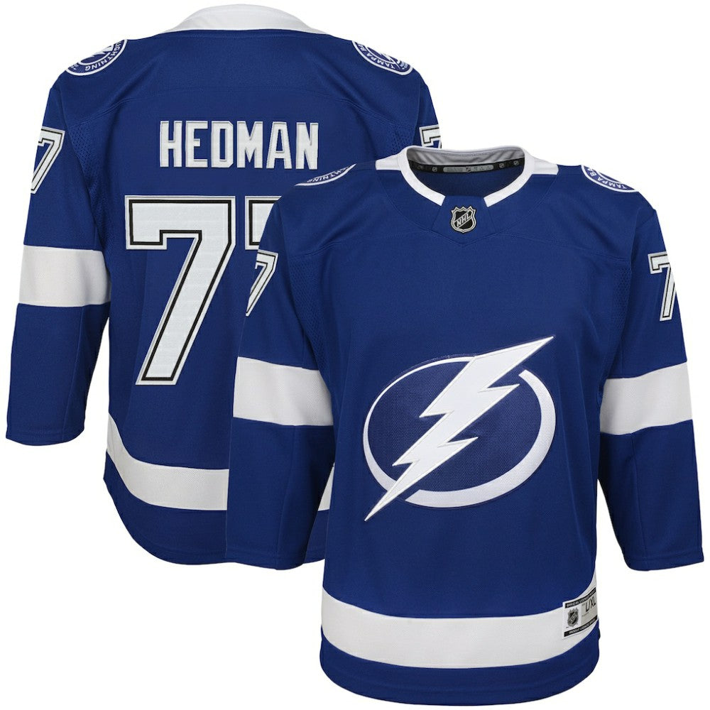 Victor Hedman Tampa Bay Lightning Youth Home Premier Player Jersey - Blue - NHL 4245543