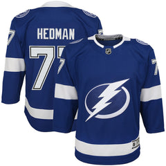 Victor Hedman Tampa Bay Lightning Youth Home Premier Player Jersey - Blue - NHL 4245543