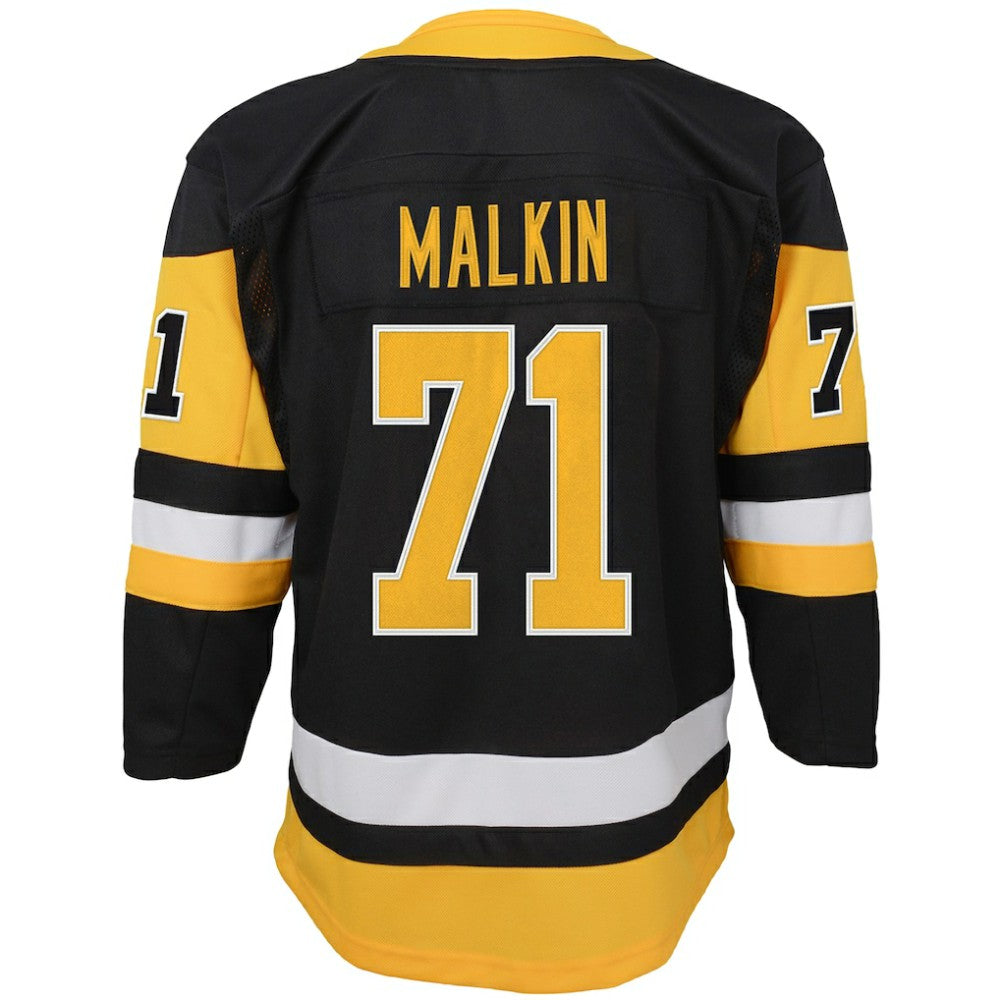 Evgeni Malkin Pittsburgh Penguins Youth Home Premier Player Jersey - Black - NHL 4245545