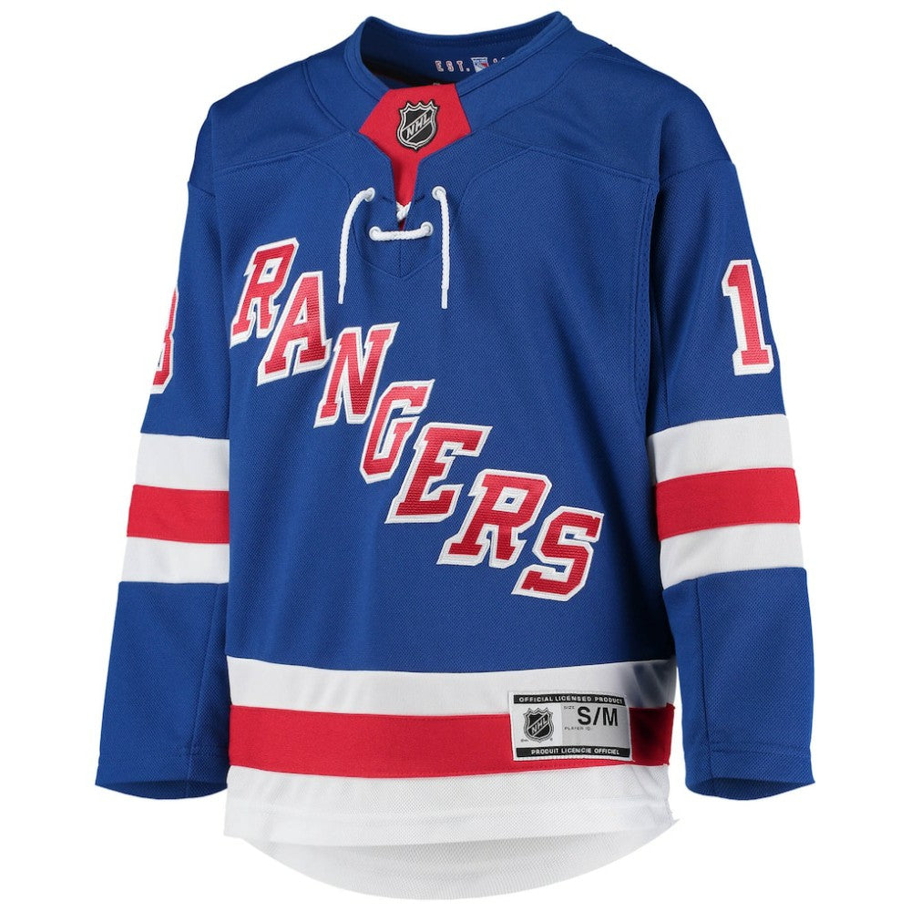 Alexis Lafreniere New York Rangers Youth Home Premier Player Jersey - Blue - NHL 4245547