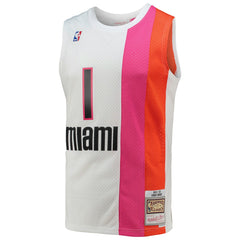 Chris Bosh Miami Heat 2011/12 Hardwood Classics Swingman Jersey White | Mitchell & Ness