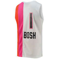 Chris Bosh Miami Heat 2011/12 Hardwood Classics Swingman Jersey White | Mitchell & Ness