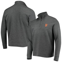 San Francisco Giants Vineyard Vines Saltwater Quarter-Zip Jacket - Charcoal - MLB Lifestyle