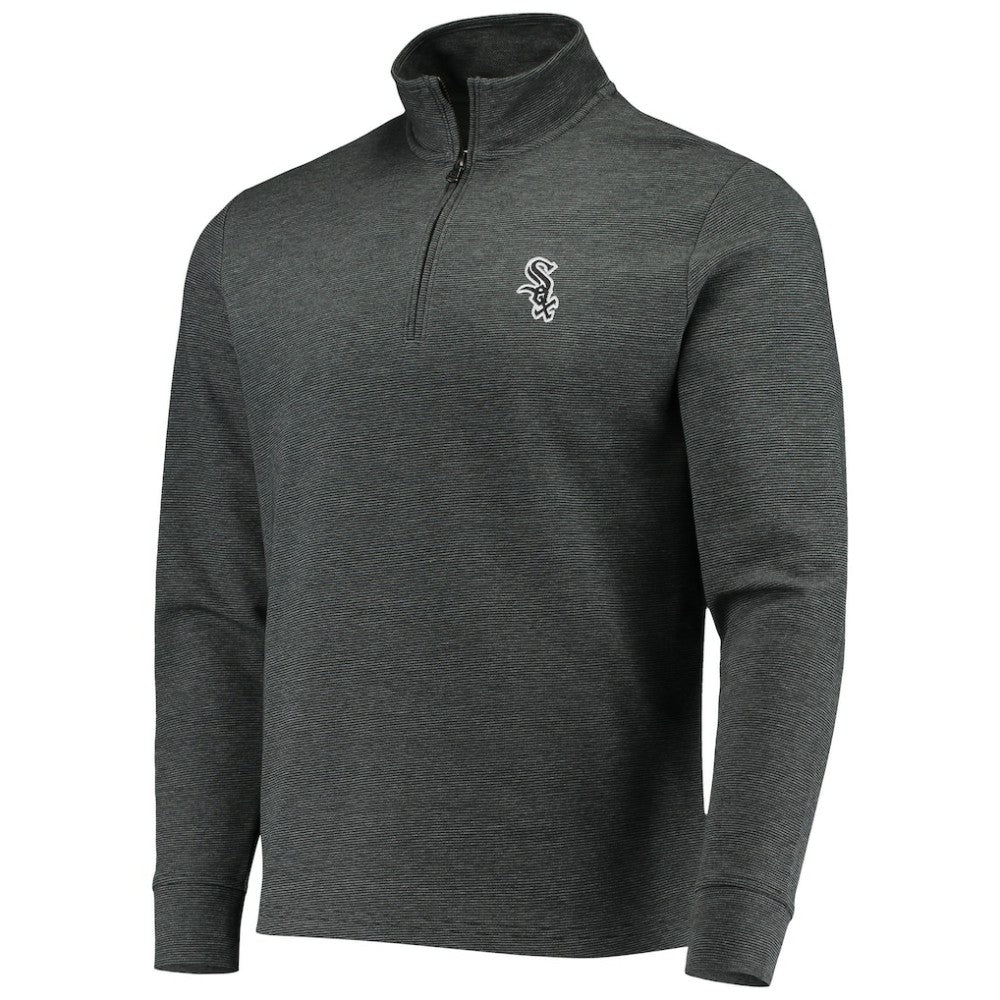 Chicago White Sox Vineyard Vines Saltwater Quarter-Zip Jacket - Charcoal - MLB Sale