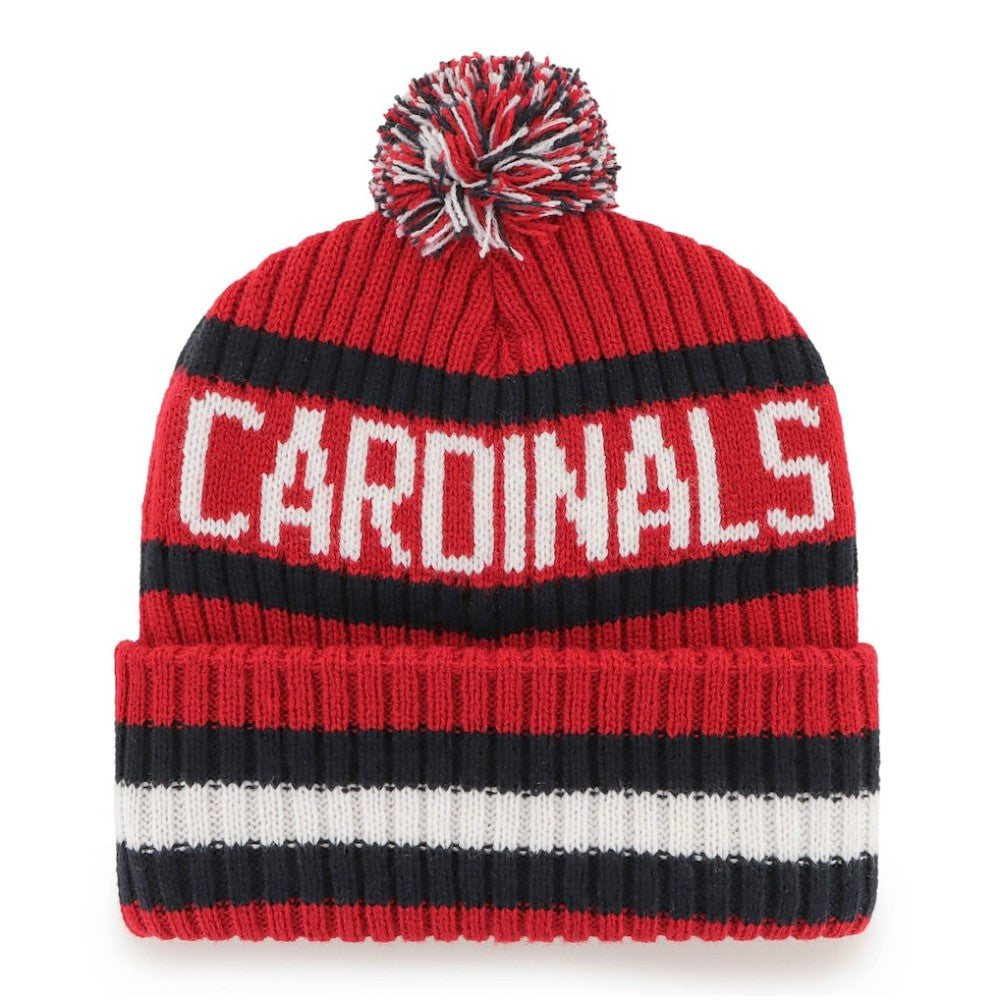 St. Louis Cardinals '47 Bering Cuffed Knit Hat with Pom - Red - 47 brand Sale
