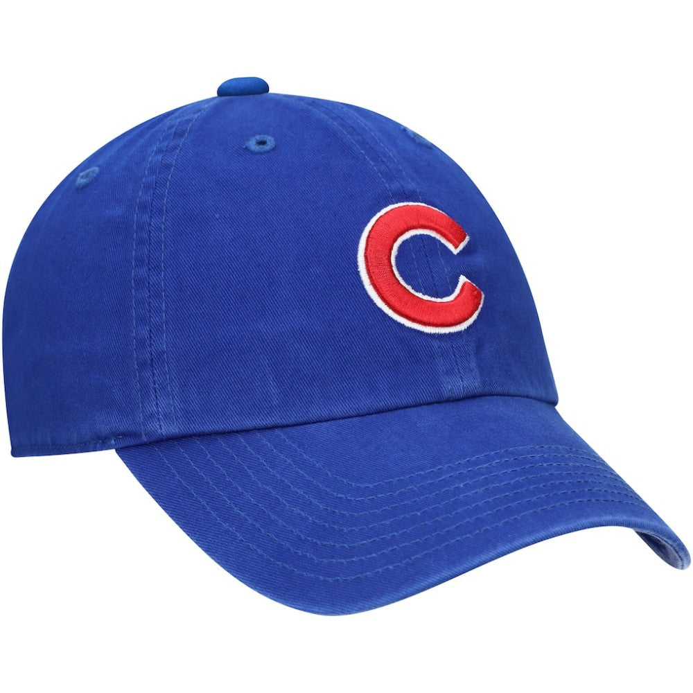 Chicago Cubs '47 Youth Team Logo Clean Up Adjustable Hat - Royal - 47 brand Discount