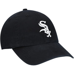 Chicago White Sox '47 Youth Team Logo Clean Up Adjustable Hat - Black - 47 brand Discount