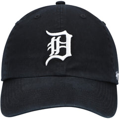 Detroit Tigers '47 Youth Team Logo Clean Up Adjustable Hat - Black - 47 brand Sale
