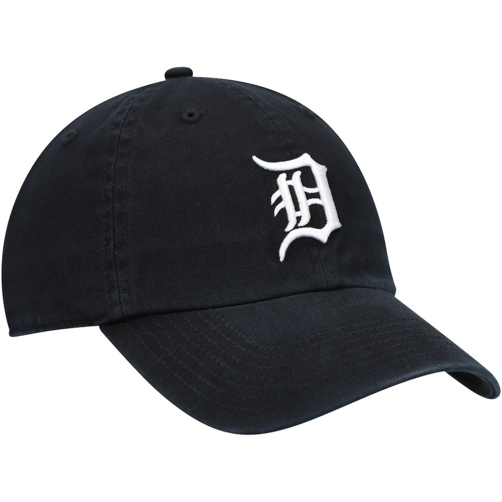 Detroit Tigers '47 Youth Team Logo Clean Up Adjustable Hat - Black - 47 brand Sale