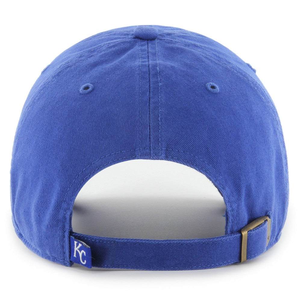 Kansas City Royals '47 Youth Team Logo Clean Up Adjustable Hat - Royal - 47 brand Sale