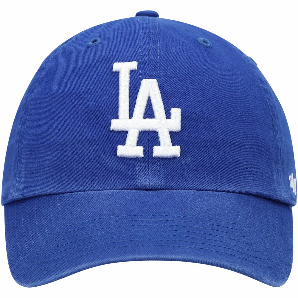 Los Angeles Dodgers '47 Youth Team Logo Clean Up Adjustable Hat - Royal - 47 brand Sale